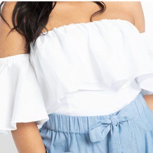 Plus Size Off the Shoulder Top